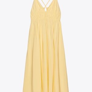 Zara Yellow Midi Dress